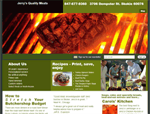 Tablet Screenshot of jerrysqualitymeats.com